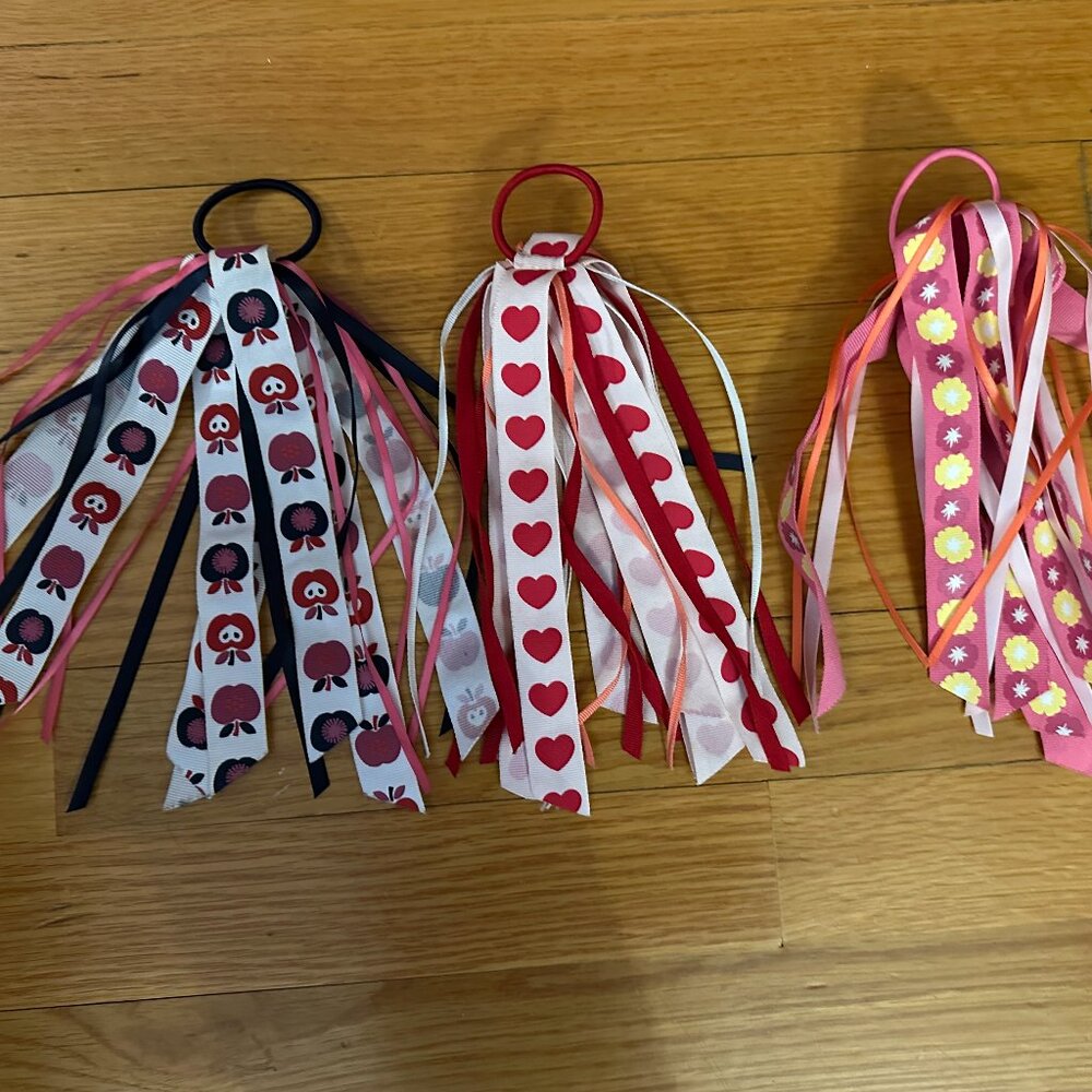 NWOT  3 Gymboree Ribbon Ponytail Hair Ties